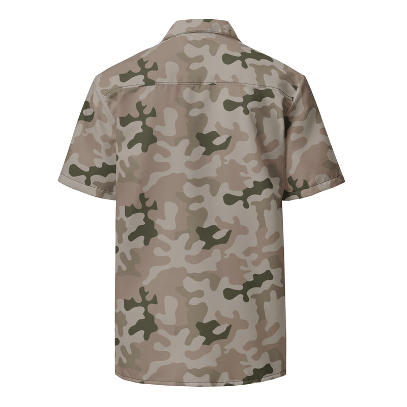 Pantera Polish Desert CAMO Unisex Short-Sleeve Button Shirt - Button-Up