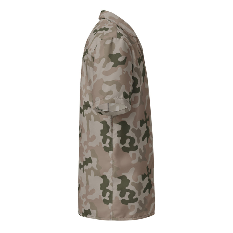 Pantera Polish Desert CAMO Unisex Short-Sleeve Button Shirt - Button-Up