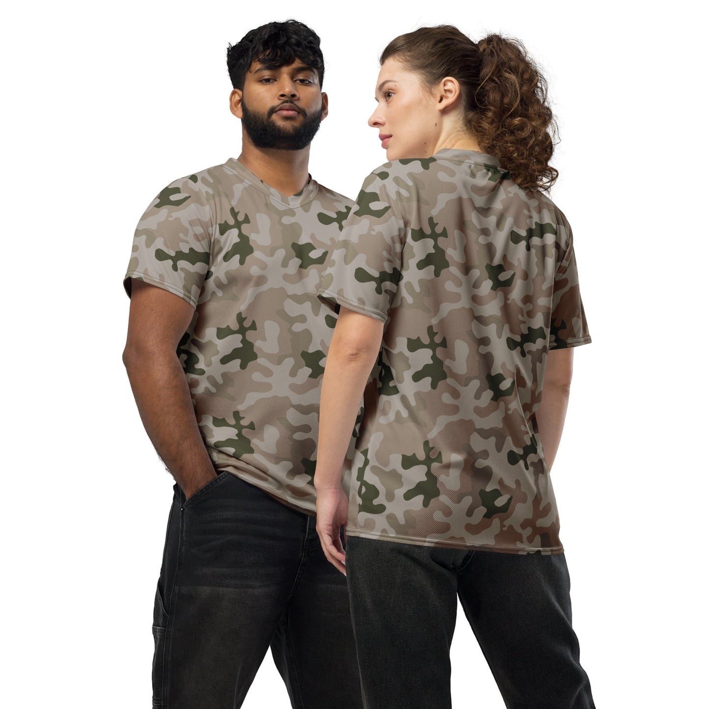 Polish Pantera Desert CAMO unisex sports jersey - 2XS - Sports Jerseys