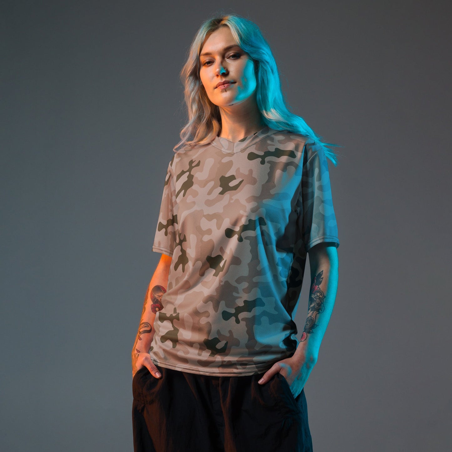 Polish Pantera Desert CAMO unisex sports jersey - Sports Jerseys