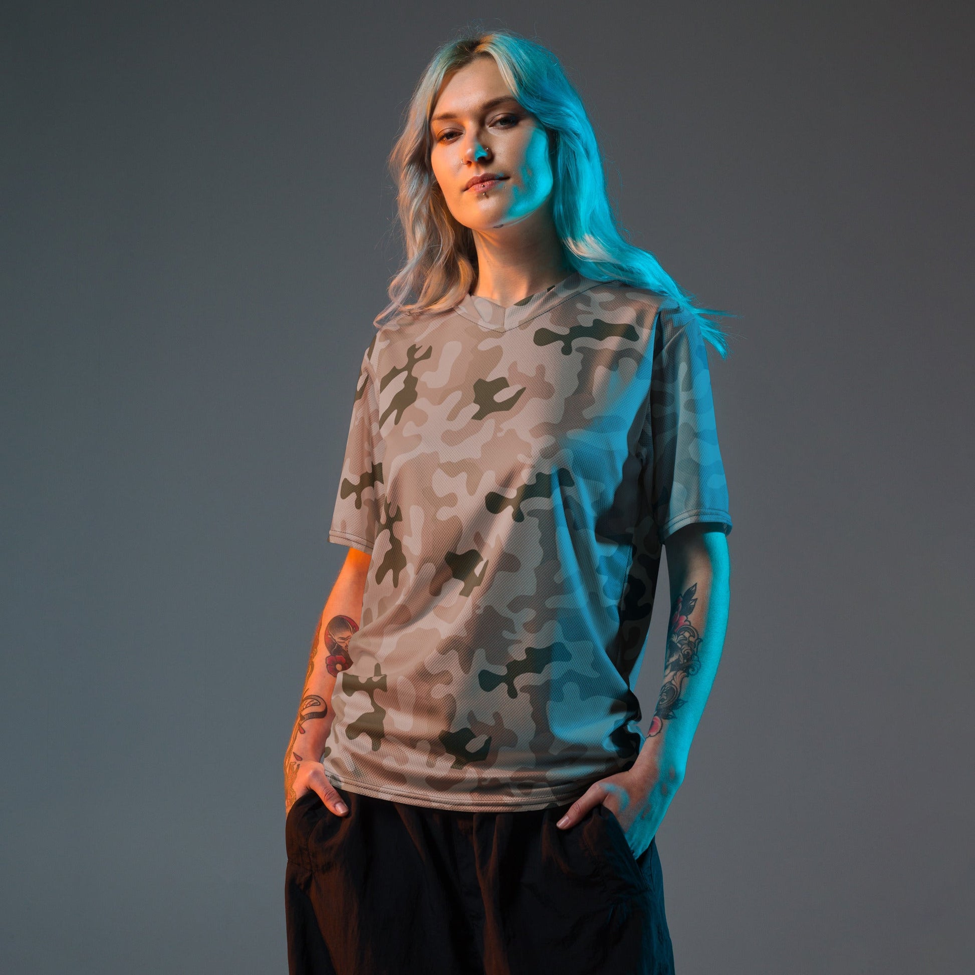 Polish Pantera Desert CAMO unisex sports jersey - Sports Jerseys