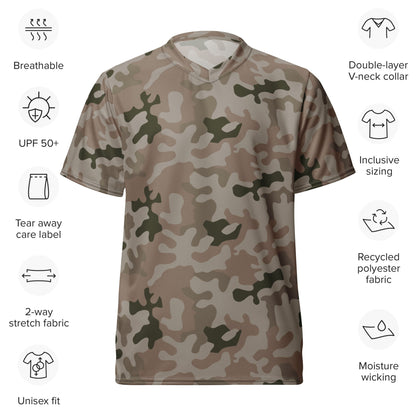 Polish Pantera Desert CAMO unisex sports jersey - Sports Jerseys