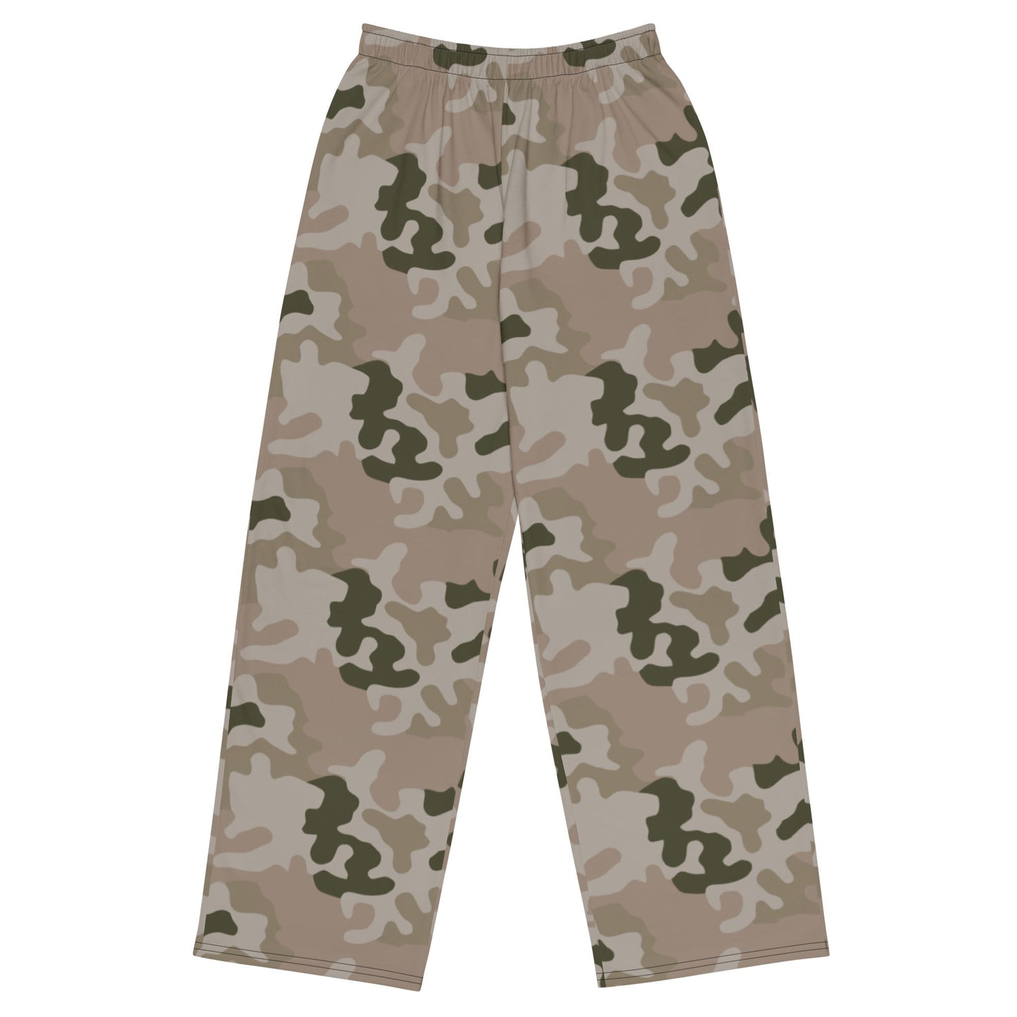 Polish Pantera Desert CAMO unisex wide-leg pants - 2XS - Wide-leg Pants