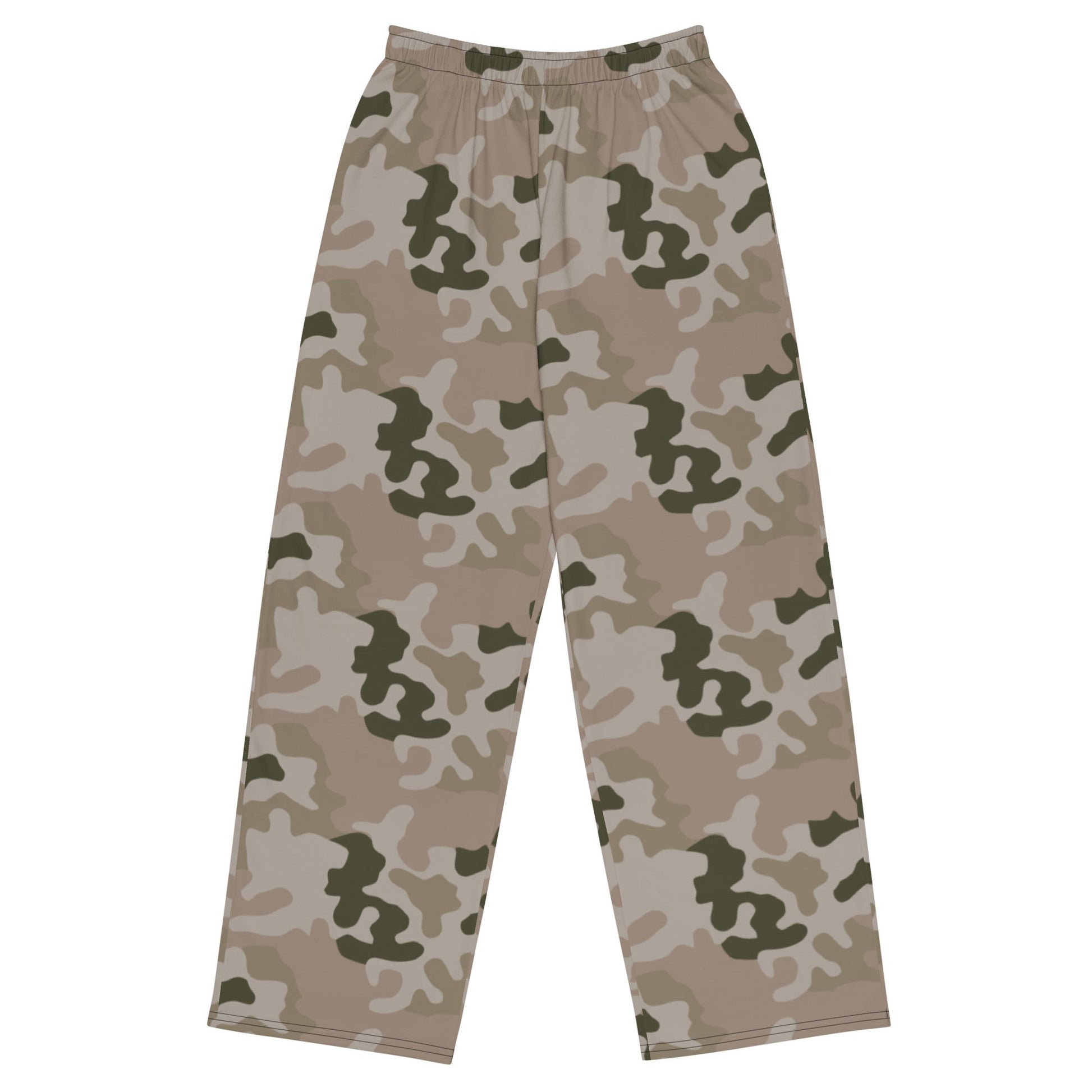 Polish Pantera Desert CAMO unisex wide-leg pants - 2XS - Wide-leg Pants