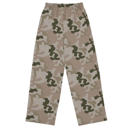 Polish Pantera Desert CAMO unisex wide-leg pants - Wide-leg Pants