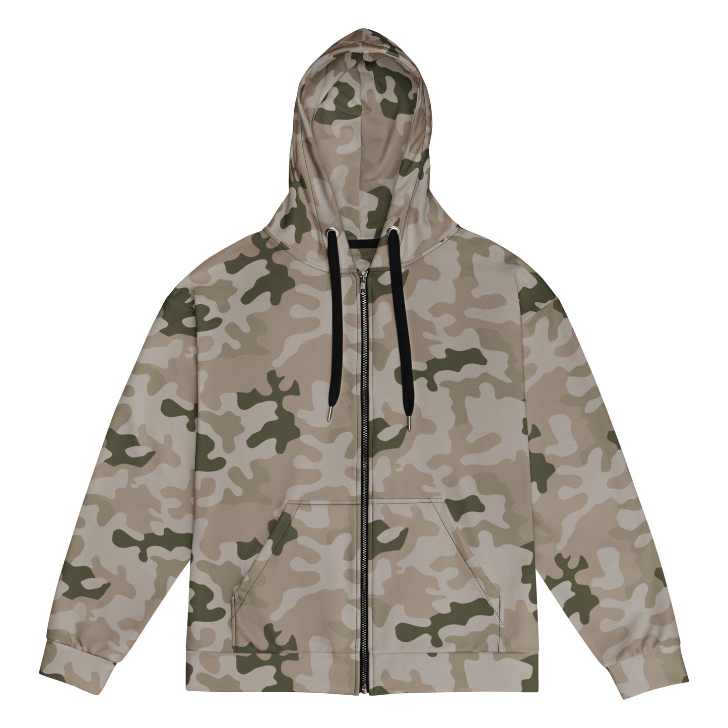 Polish Pantera Desert CAMO Unisex zip hoodie - 2XS - Zip Hoodies