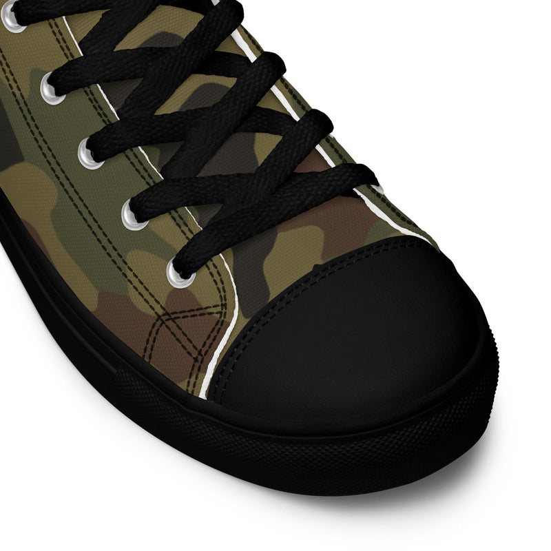 Pantera WZ93 Polish Woodland CAMO Mens High-Top Canvas Shoes