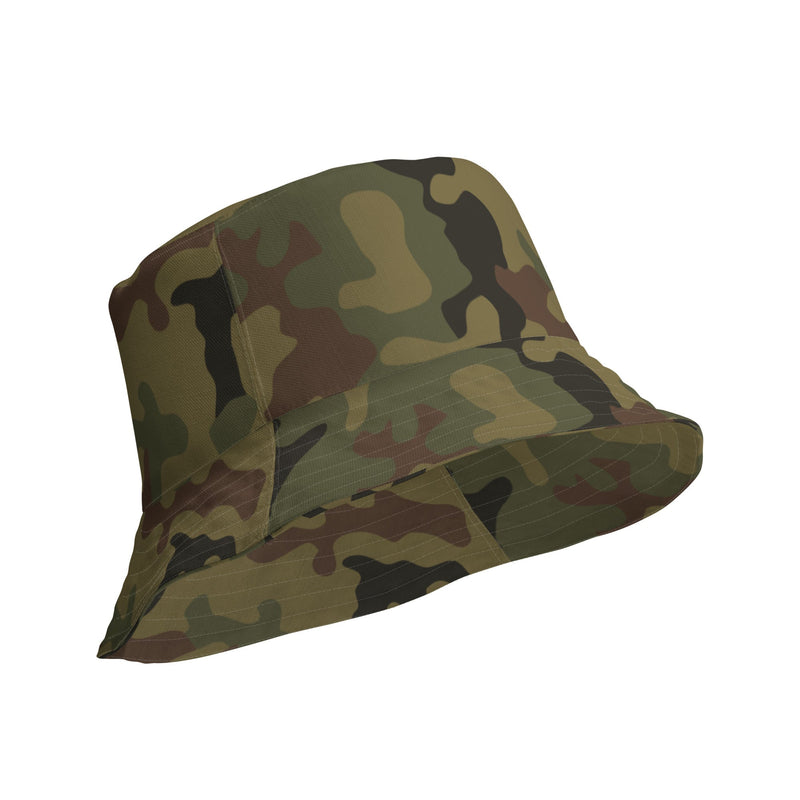 Pantera WZ93 Polish Woodland CAMO Reversible Bucket Hat - Head
