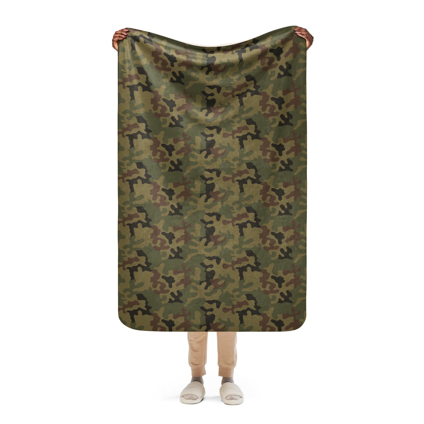 Polish Pantera WZ93 CAMO Sherpa blanket - 37″×57″ - Blanket