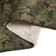 Pantera WZ93 Polish Woodland CAMO Sherpa Blanket