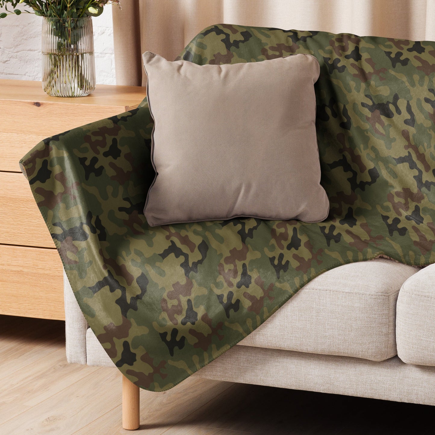 Polish Pantera WZ93 CAMO Sherpa blanket - Blanket