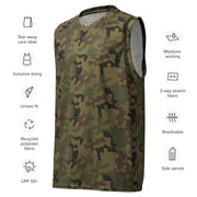 Pantera WZ93 Polish Woodland CAMO Unisex Basketball Jersey