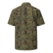 Pantera WZ93 Polish Woodland CAMO Unisex Short-Sleeve Button Shirt - Button-Up