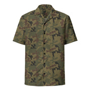 Pantera WZ93 Polish Woodland CAMO Unisex Short-Sleeve Button Shirt - Button-Up