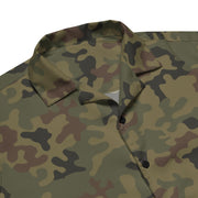 Pantera WZ93 Polish Woodland CAMO Unisex Short-Sleeve Button Shirt - Button-Up