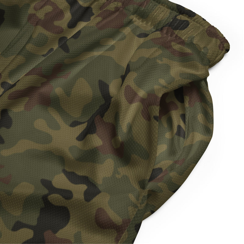 Pantera WZ93 Polish Woodland CAMO Unisex Mesh Shorts