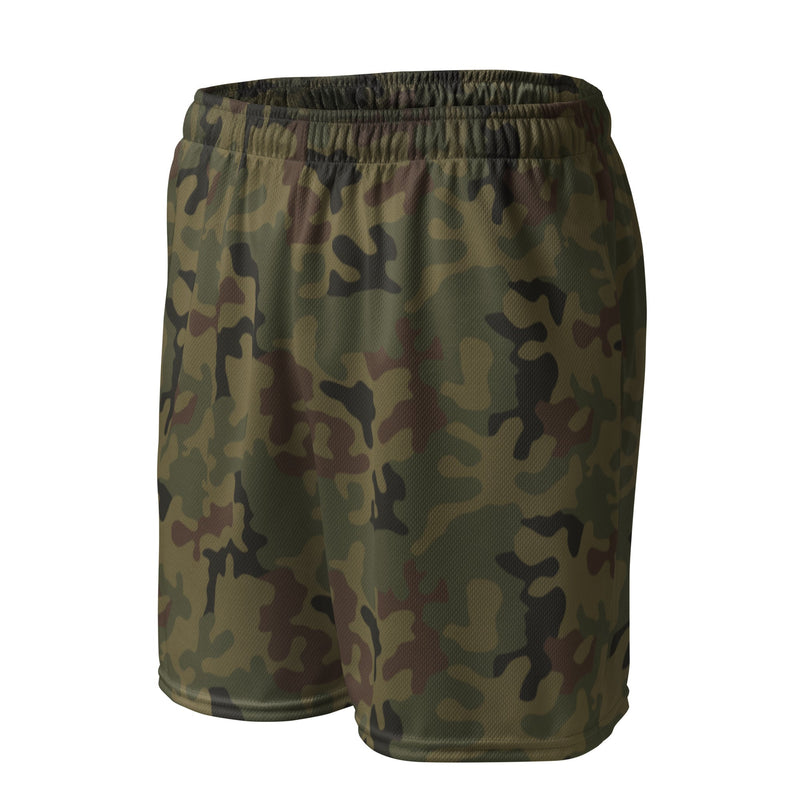 Pantera WZ93 Polish Woodland CAMO Unisex Mesh Shorts
