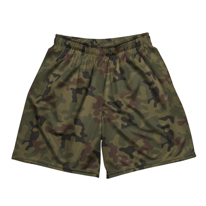 Pantera WZ93 Polish Woodland CAMO Unisex Mesh Shorts