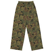 Pantera WZ93 Polish Woodland CAMO Unisex Wide-Leg Leisure Pants - Pant