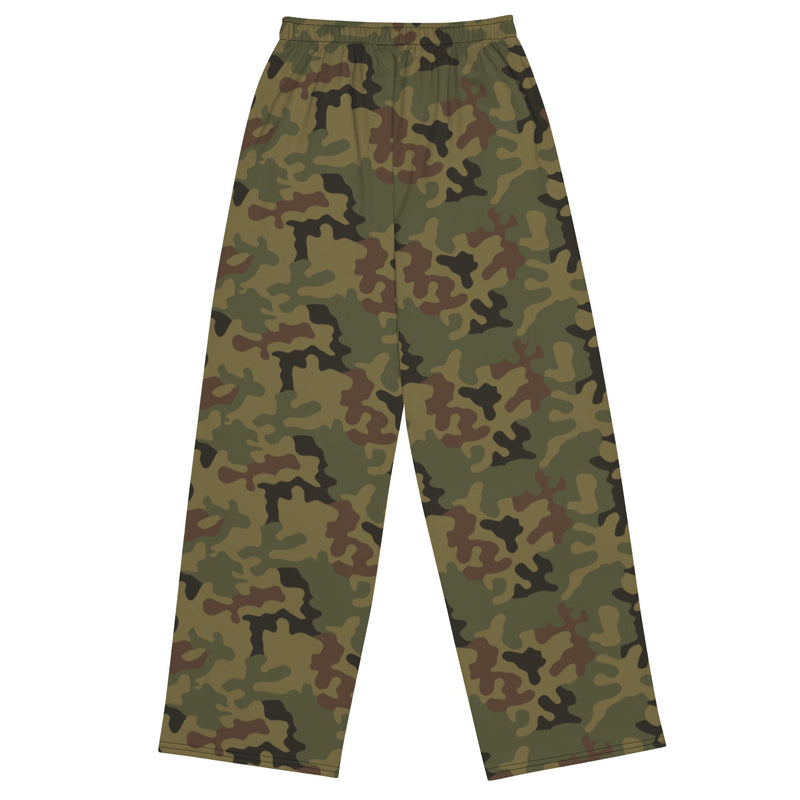 Pantera WZ93 Polish Woodland CAMO Unisex Wide-Leg Leisure Pants - Pant