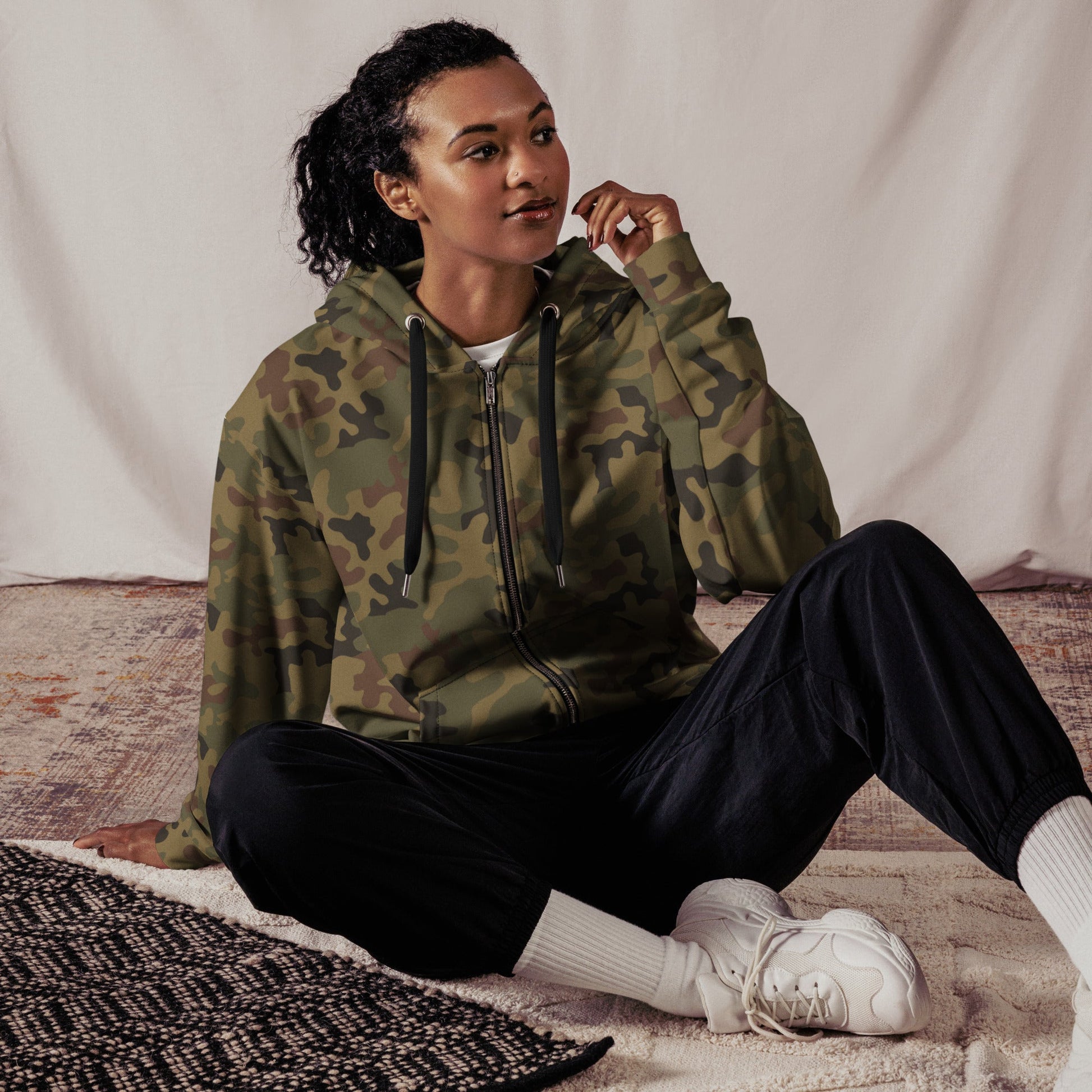 Polish Pantera WZ93 CAMO Unisex zip hoodie Zip Hoodies