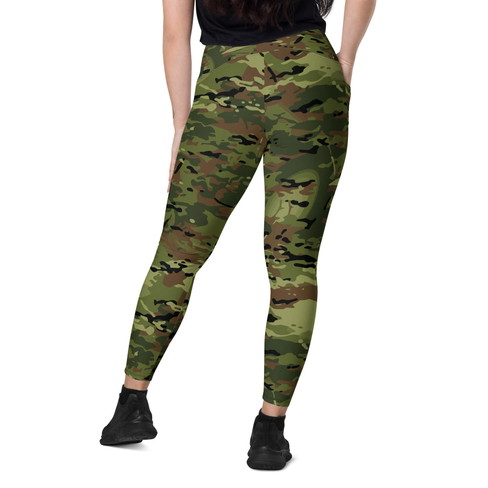 Polish SG-14 Border Guard CAMO Leggings with pockets - Womens With Pockets