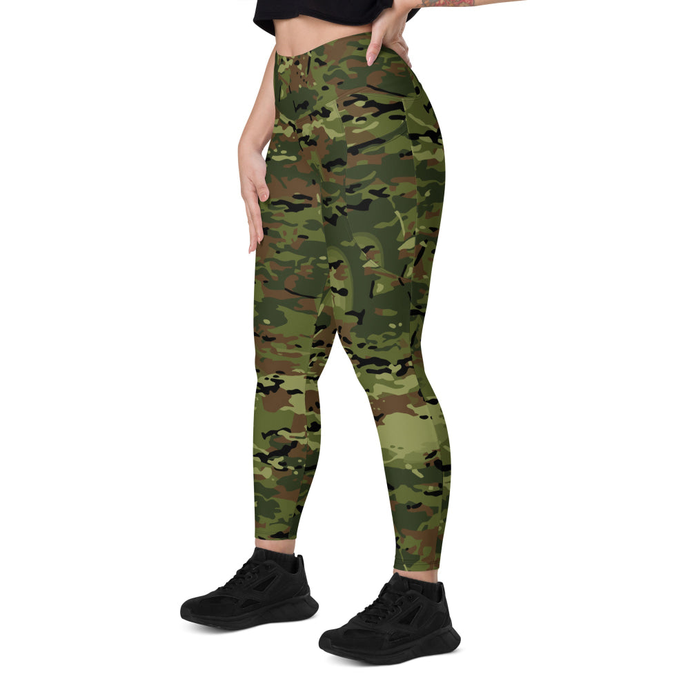 Polish SG-14 Border Guard CAMO Leggings with pockets - Womens With Pockets