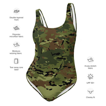 Polish SG-14 Border Guard CAMO One-Piece Swimsuit - Womens One-Piece Swimsuit