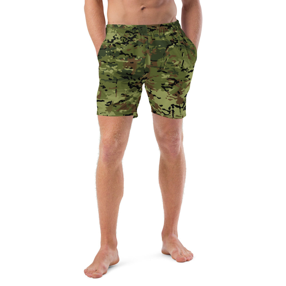 Polish SG-14 Border Guard CAMO swim trunks - 2XS - Mens Swim Trunks