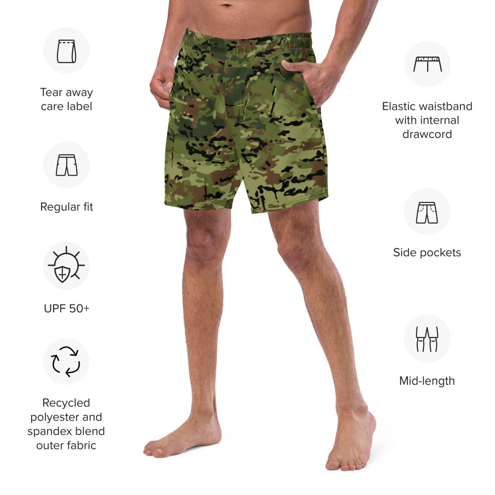 Polish SG-14 Border Guard CAMO swim trunks - Mens Swim Trunks