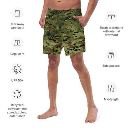 Polish SG-14 Border Guard CAMO swim trunks - Mens Swim Trunks