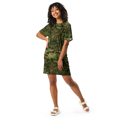 Polish SG-14 Border Guard CAMO T-shirt dress - Womens T-Shirt Dress