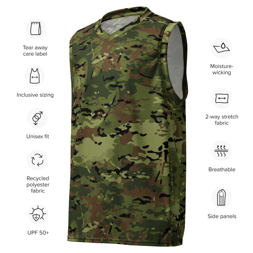 Polish SG-14 Border Guard CAMO unisex basketball jersey - Unisex Basketball Jersey