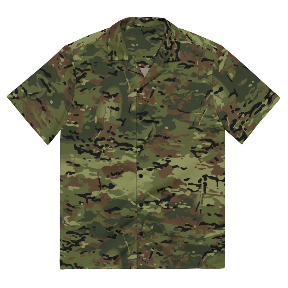 Polish SG-14 Border Guard CAMO Unisex button shirt - 2XS - Button Shirt