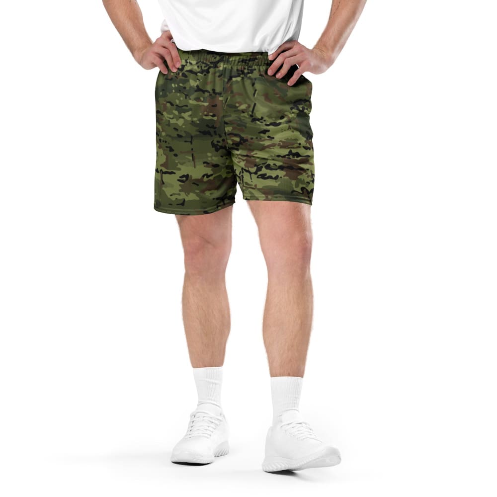 Polish SG-14 Border Guard CAMO Unisex mesh shorts - 2XS - Unisex Mesh Shorts