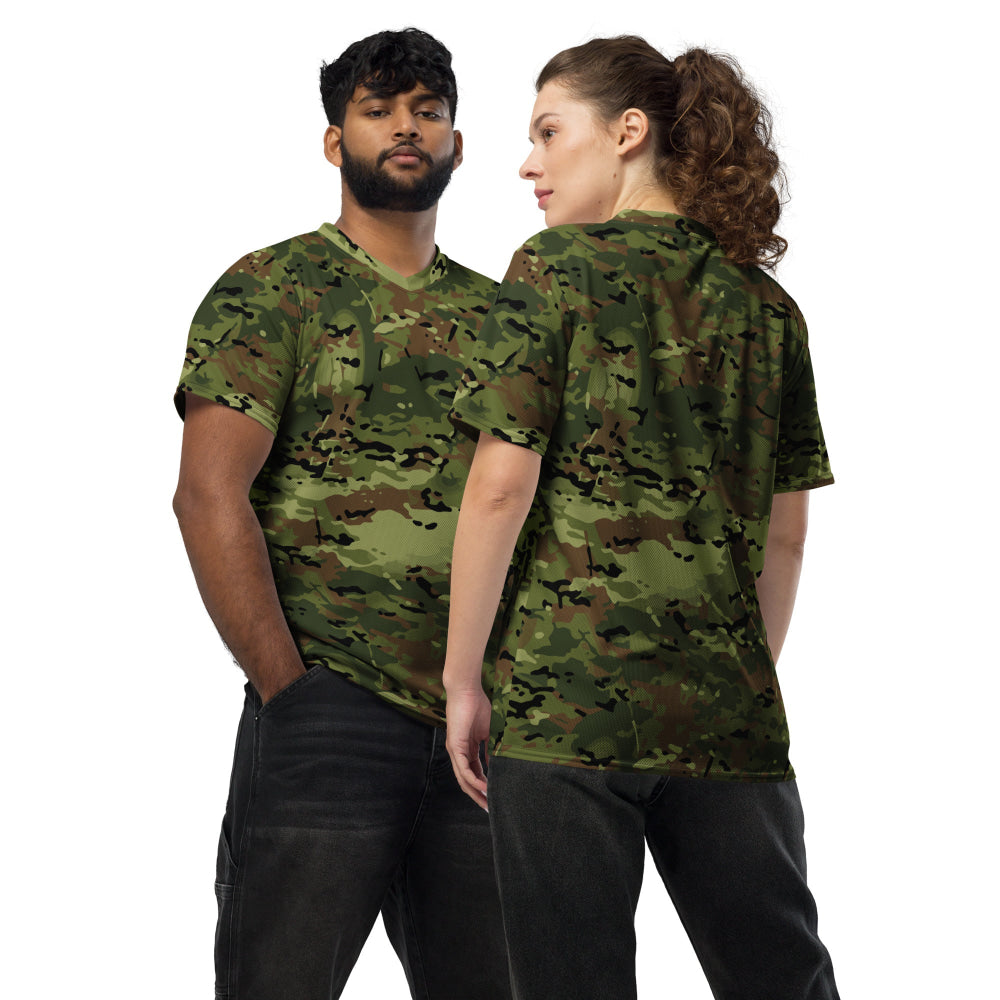 Polish SG-14 Border Guard CAMO unisex sports jersey - 2XS - Unisex Sports Jersey