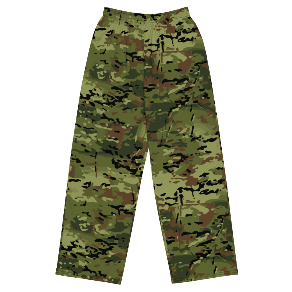 Polish SG-14 Border Guard CAMO unisex wide-leg pants - 2XS - Unisex Wide-Leg Pants