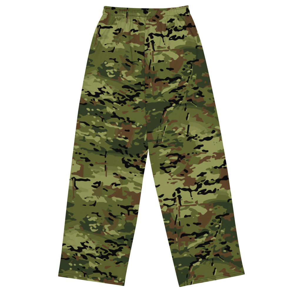 Polish SG-14 Border Guard CAMO unisex wide-leg pants - Unisex Wide-Leg Pants