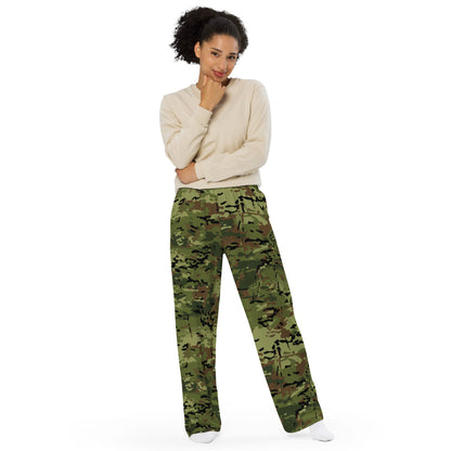 Polish SG-14 Border Guard CAMO unisex wide-leg pants - Unisex Wide-Leg Pants