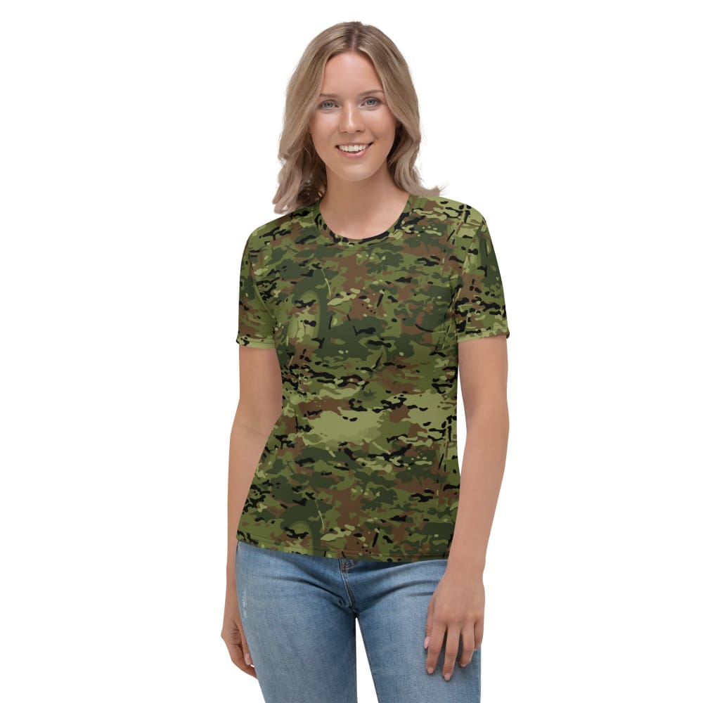 Polish SG-14 Border Guard CAMO Women’s T-shirt - XS - Womens T-Shirt