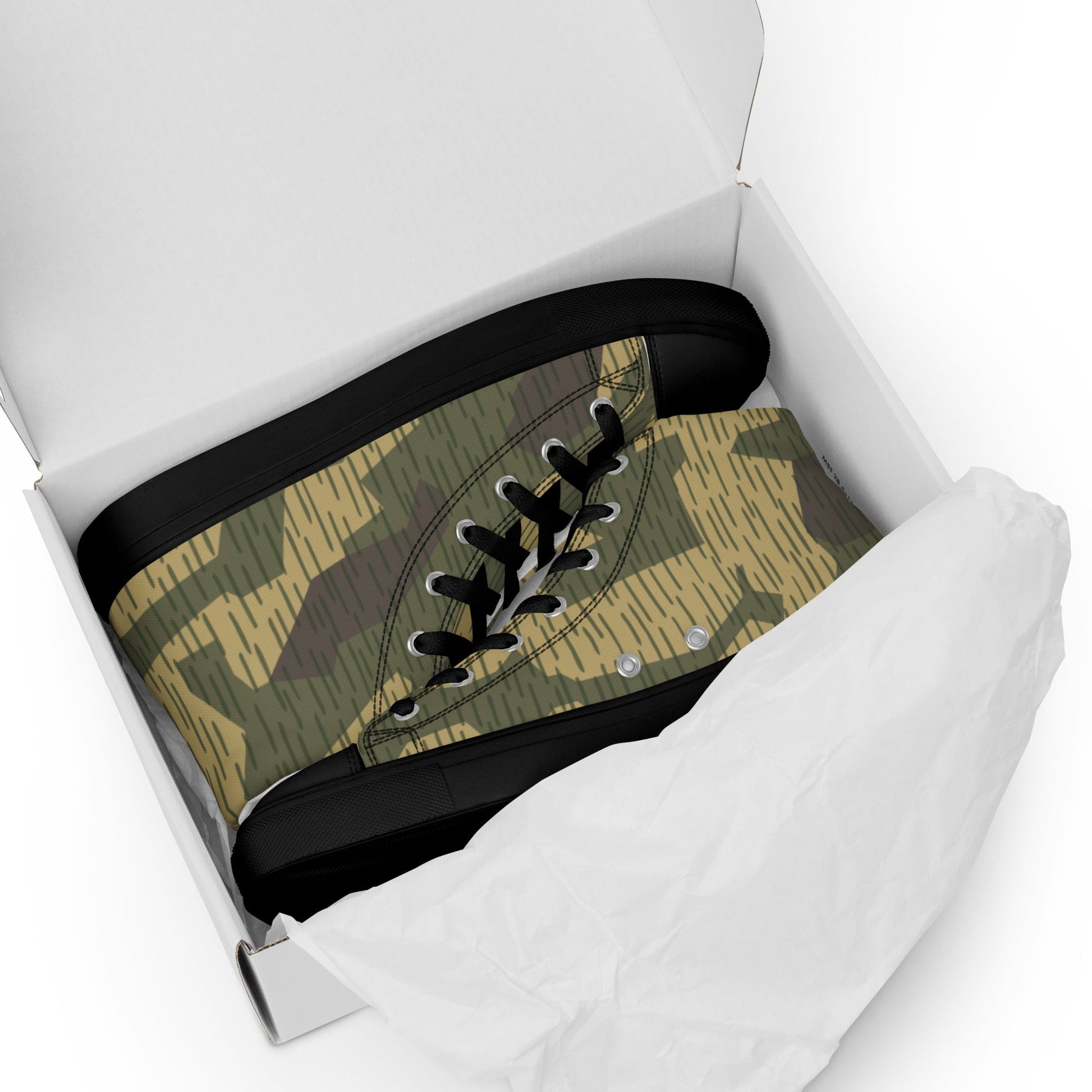 Polish Splittermuster WZ56 CAMO Mens high top canvas shoes High Top Canvas Shoes