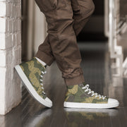 Splittermuster WZ56 Polish CAMO Mens High-Top Canvas Shoes - White / 5