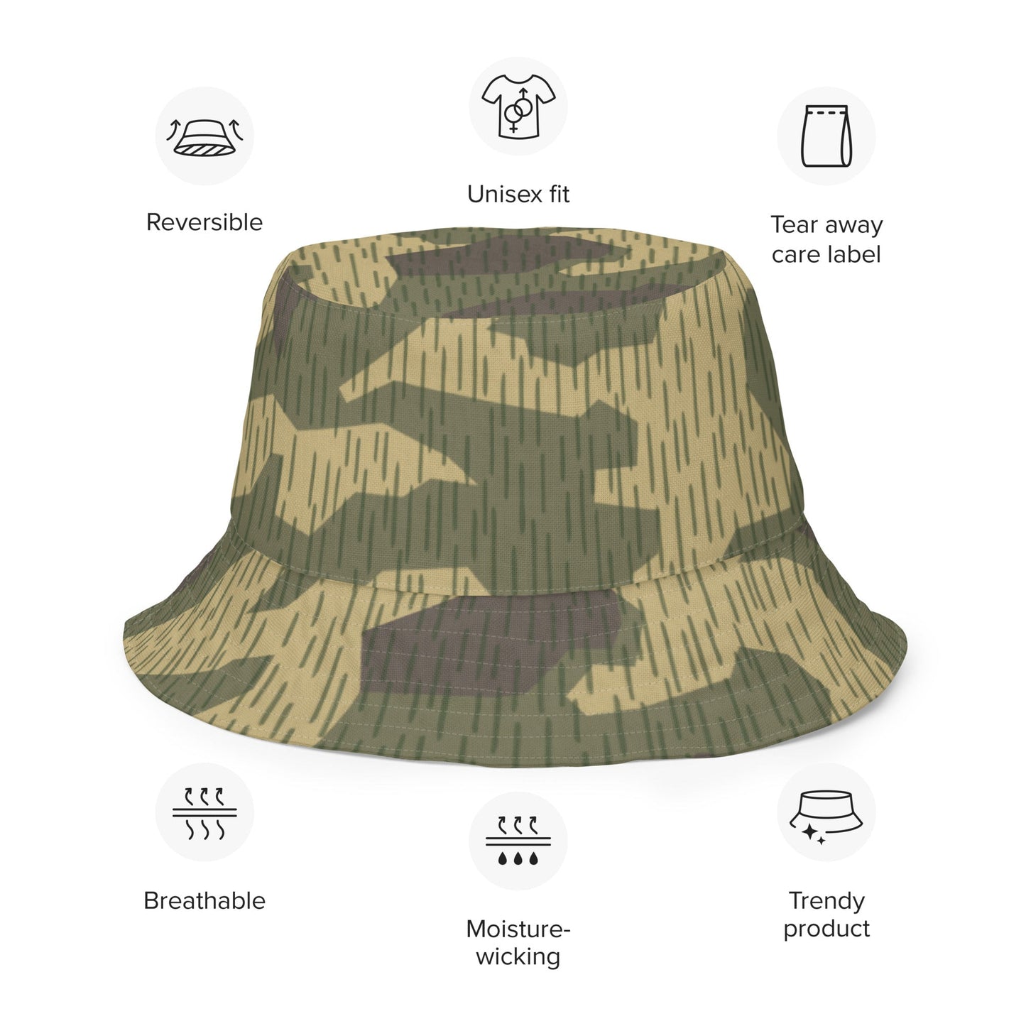 Polish Splittermuster WZ56 CAMO Reversible Bucket Hat