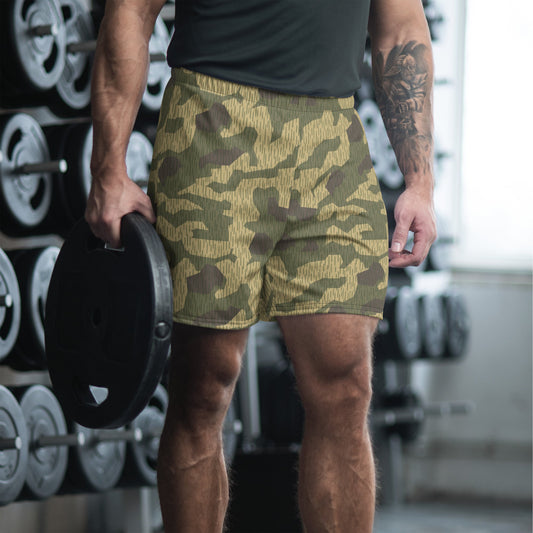 Polish Splittermuster WZ56 CAMO Unisex Athletic Long Shorts 2XS