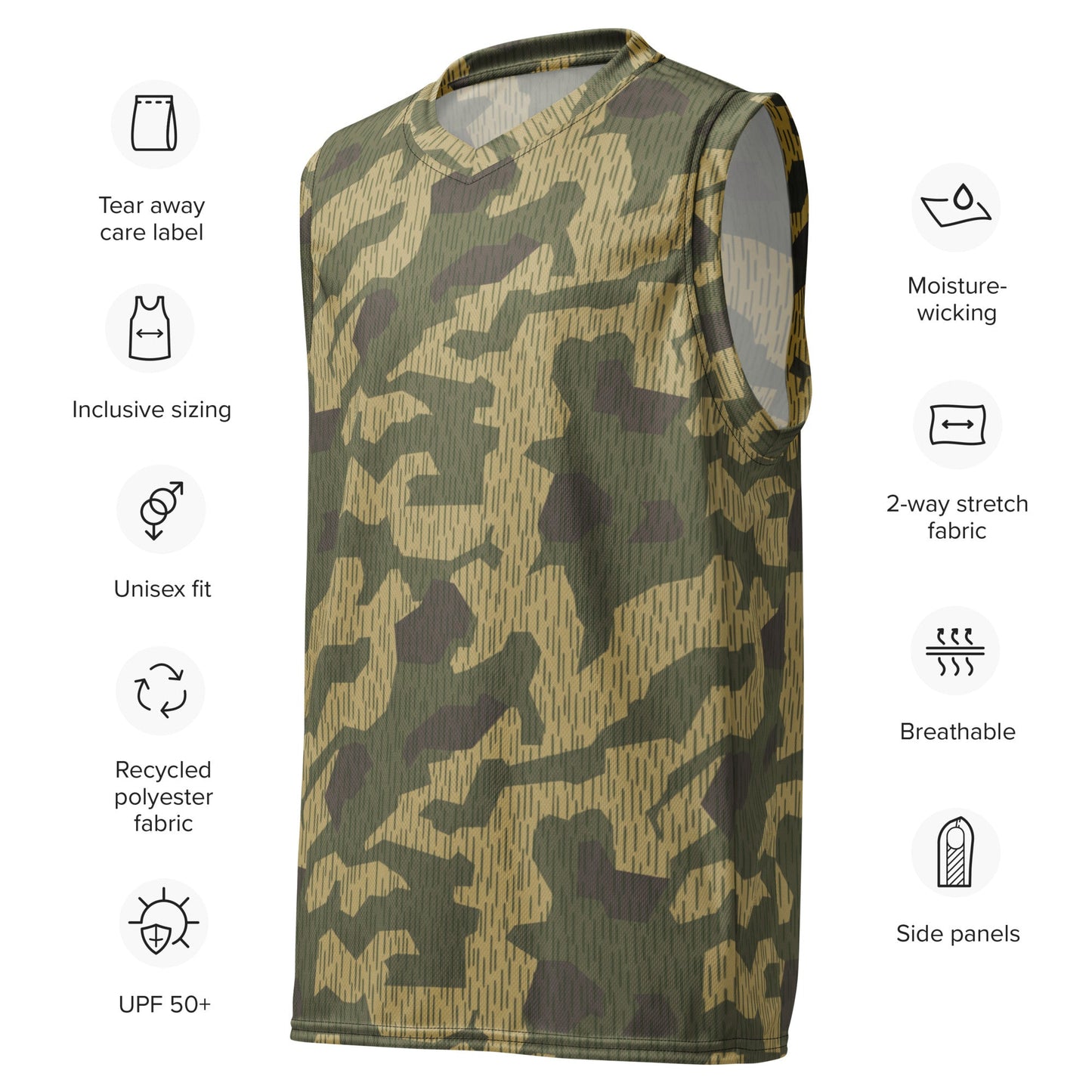 Polish Splittermuster WZ56 CAMO unisex basketball jersey - Basketball Jerseys