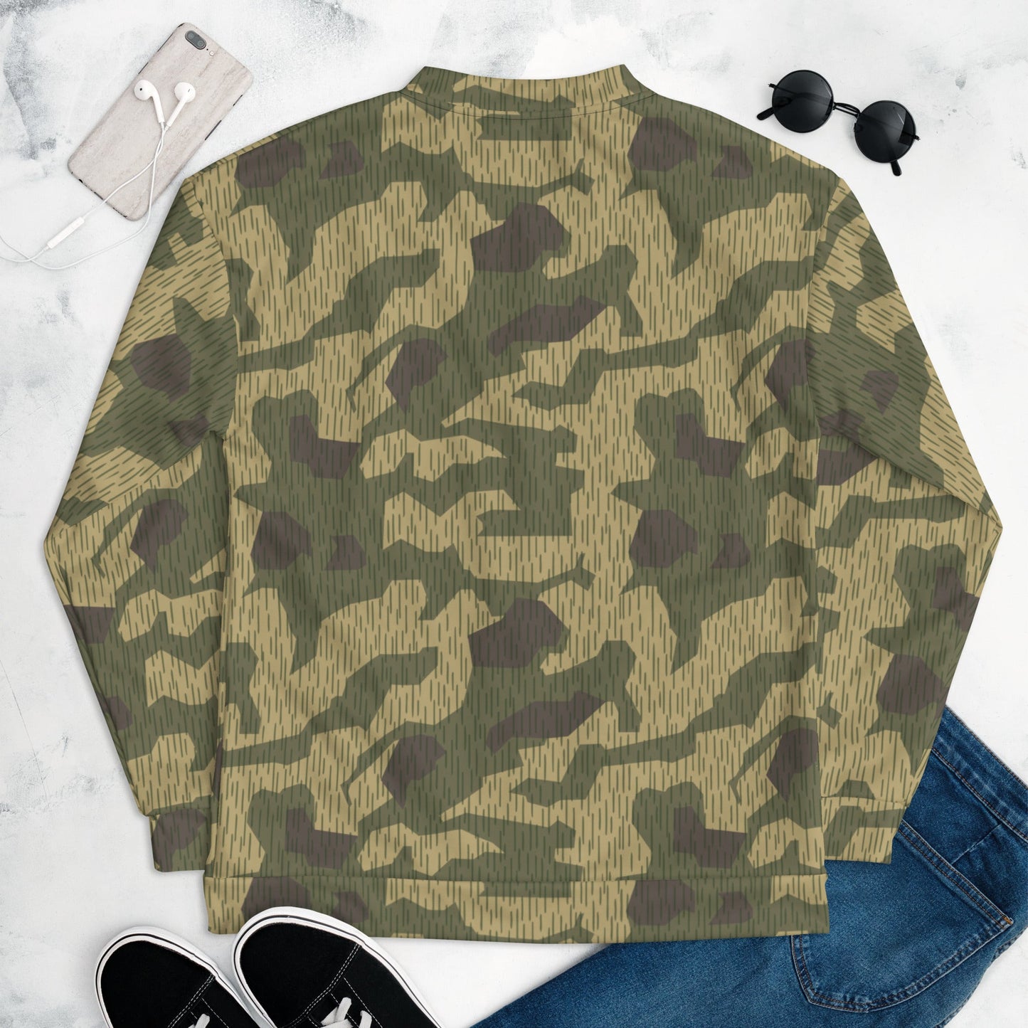 Polish Splittermuster WZ56 CAMO Unisex Bomber Jacket - Jackets