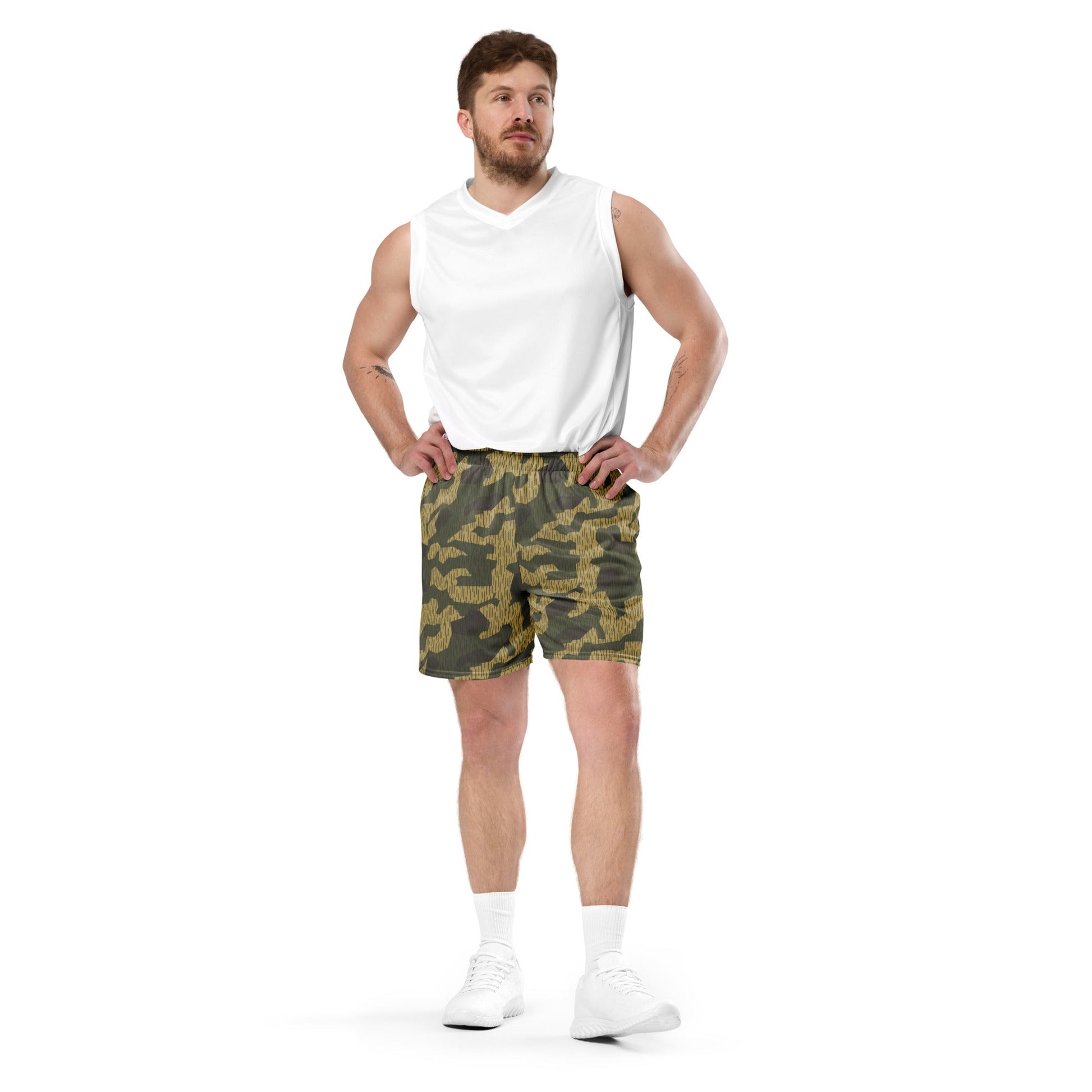 Polish Splittermuster WZ56 CAMO Unisex mesh shorts Mesh Shorts