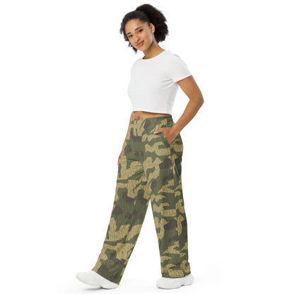 Polish Splittermuster WZ56 CAMO unisex wide-leg pants - Wide-leg Pants
