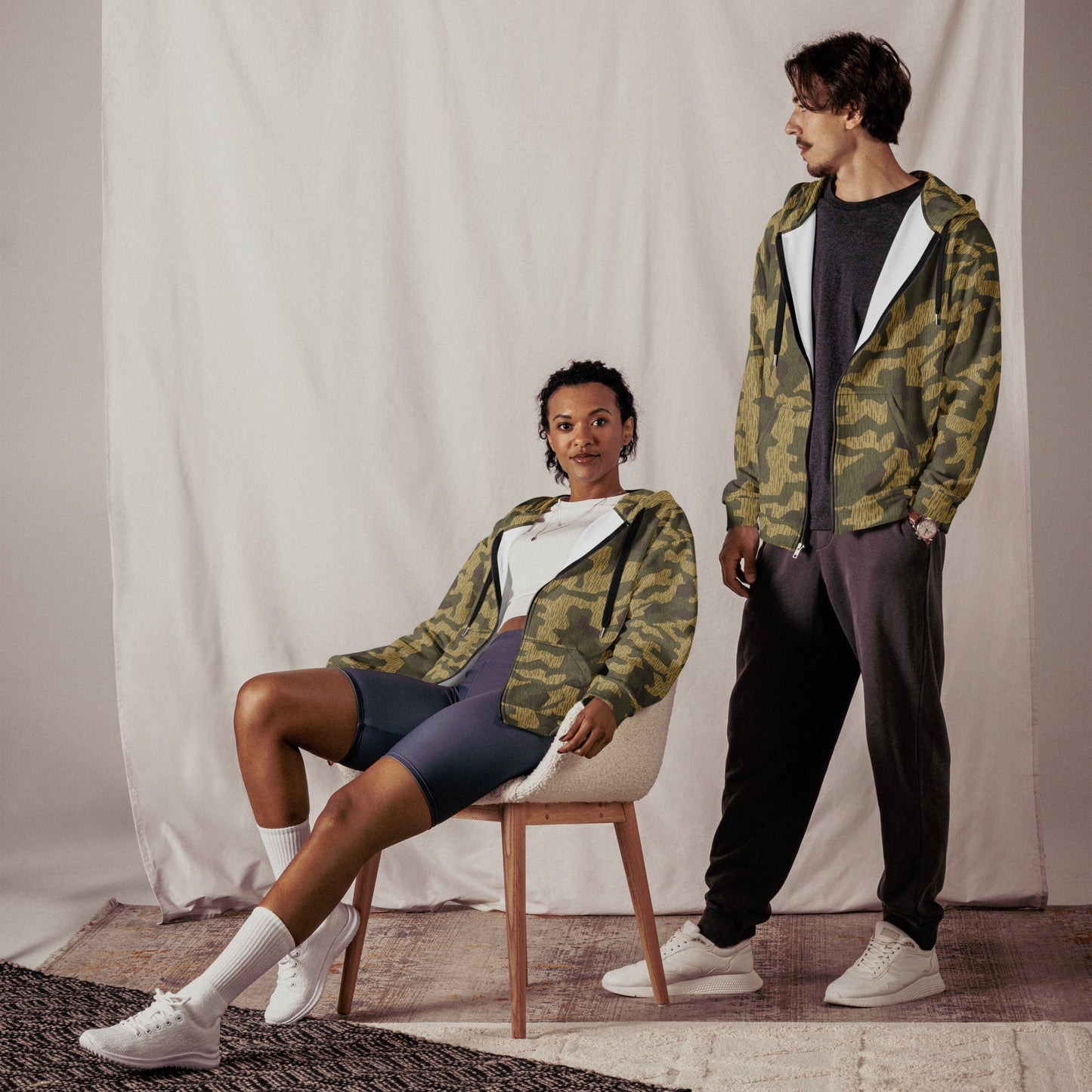 Polish Splittermuster WZ56 CAMO Unisex zip hoodie - Zip Hoodies