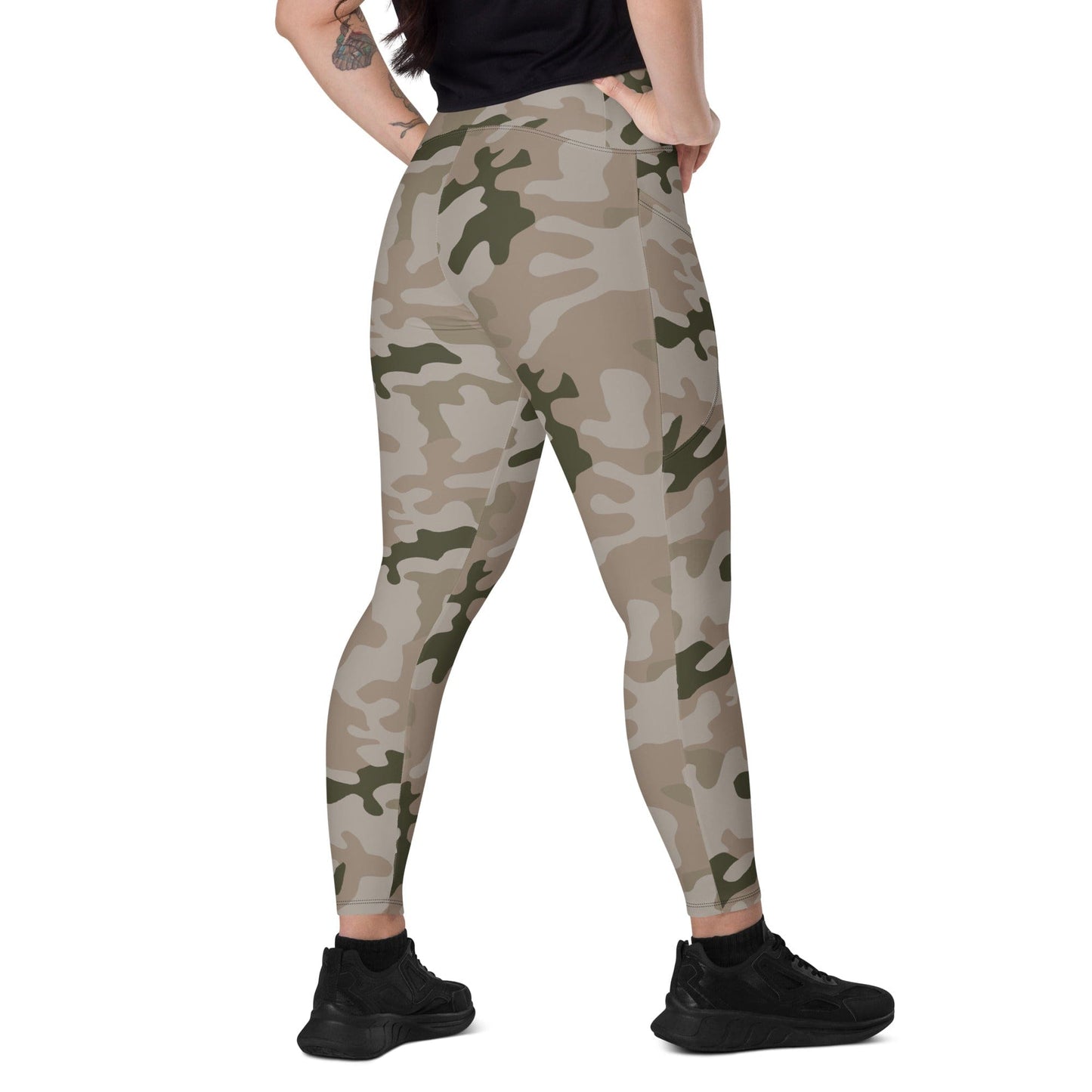 Polish WZ2000 Desert Pantera CAMO Leggings with pockets - 2XS - Womens With Pockets